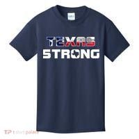 Texas Strong State Flag Logo Kids T-Shirt thumb 0