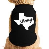 Texas Strong State Logo Doggie Tank thumb 0