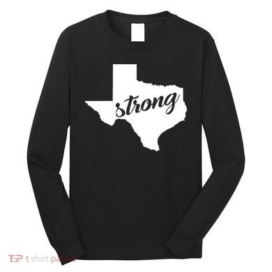Texas Strong State Logo Long Sleeve Shirt