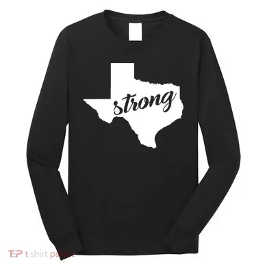 Texas Strong State Logo Long Sleeve Shirt
