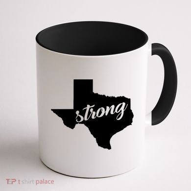 Texas Strong State Logo Coffee Mug back