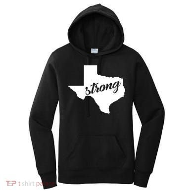 Texas Strong State Logo Women's Hoodie