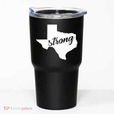 Texas Strong State Logo Tumbler