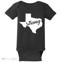 Texas Strong State Logo Baby Bodysuit thumb 0