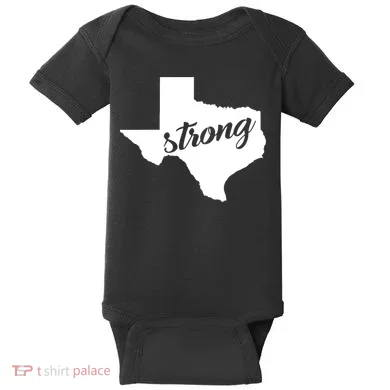 Texas Strong State Logo Baby Bodysuit
