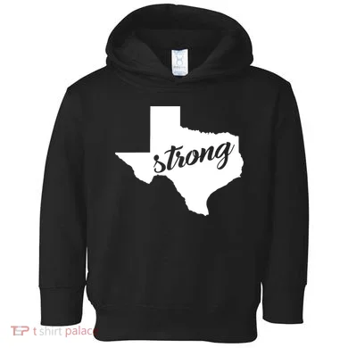 Texas Strong State Logo Toddler Hoodie