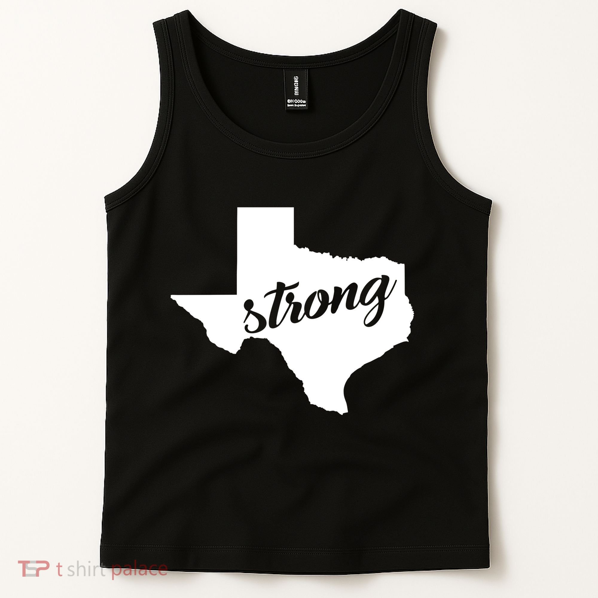 Texas Strong State Logo Tank Top