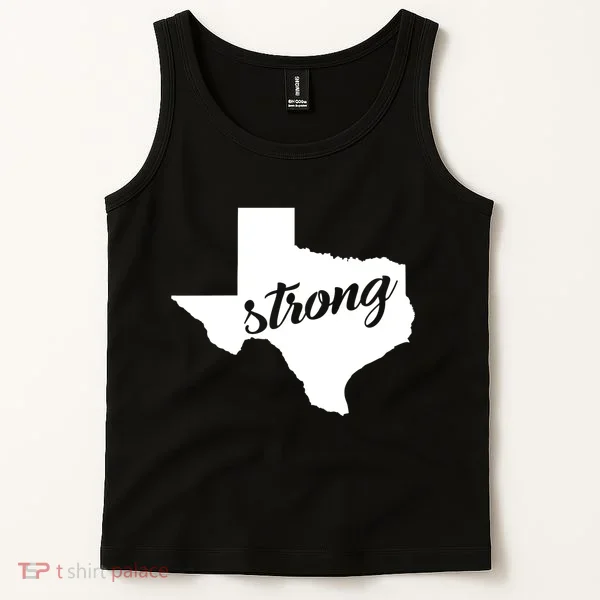 Texas Strong State Logo Tank Top