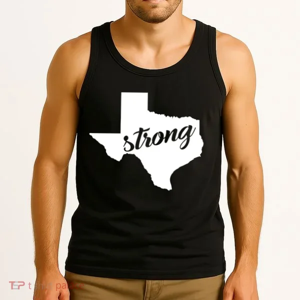 Texas Strong State Logo Tank Top