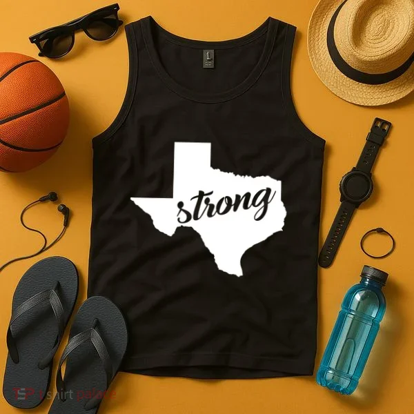 Texas Strong State Logo Tank Top