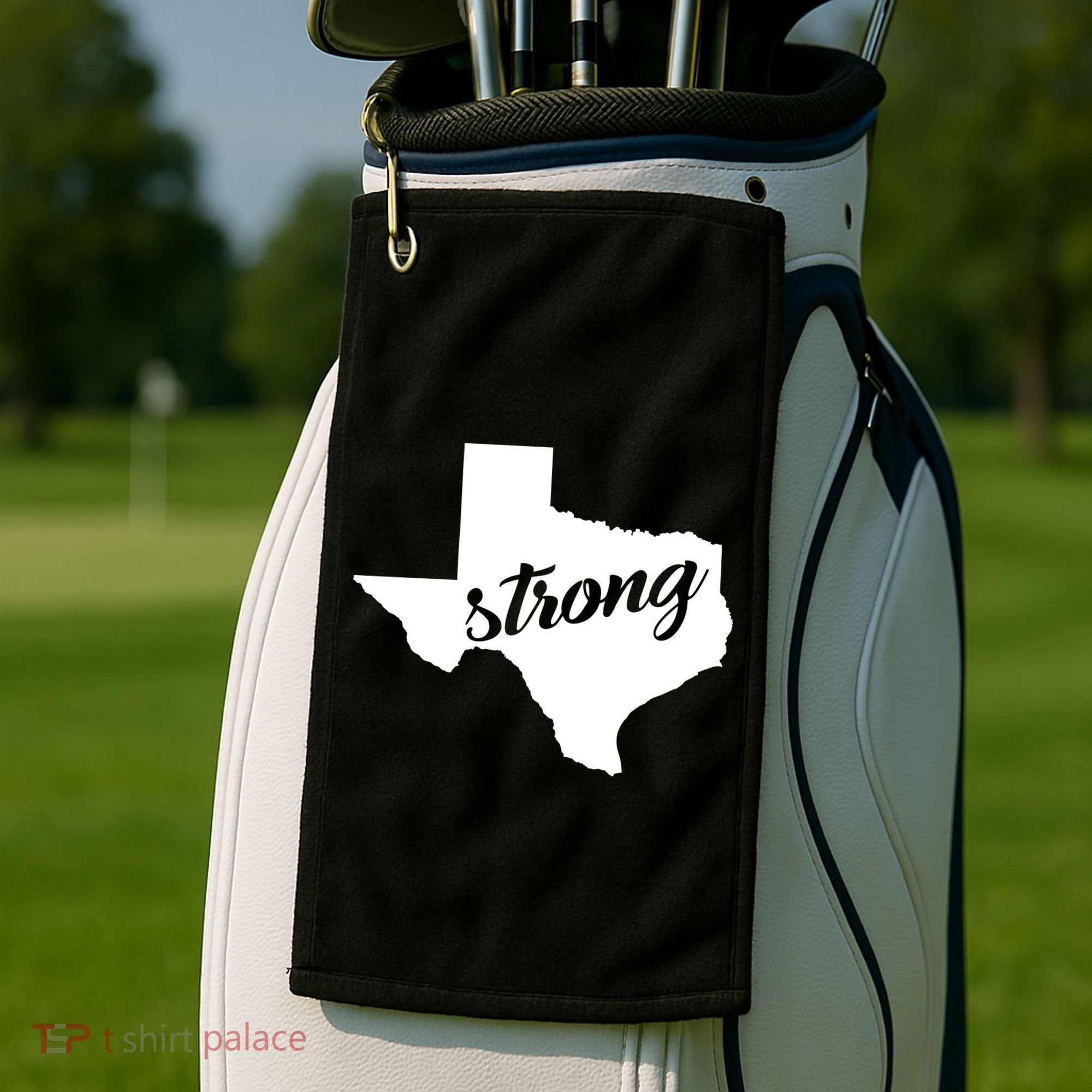 Texas Strong State Logo Golf Towel