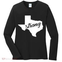 Texas Strong State Logo Women's Long Sleeve Shirt thumb 0