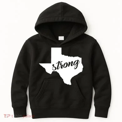 Texas Strong State Logo Kids Hoodie