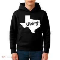 Texas Strong State Logo Kids Hoodie thumb 4