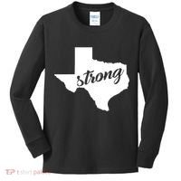 Texas Strong State Logo Kids Long Sleeve Shirt thumb 0