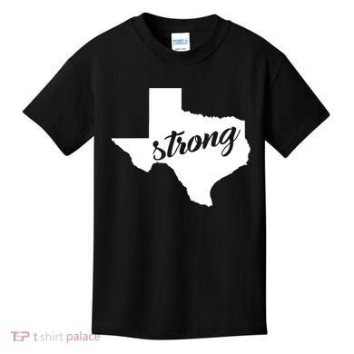 Texas Strong State Logo Kids T-Shirt