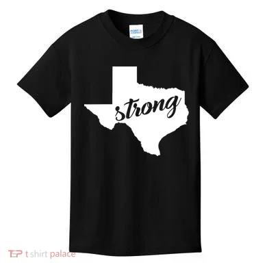 Texas Strong State Logo Kids T-Shirt