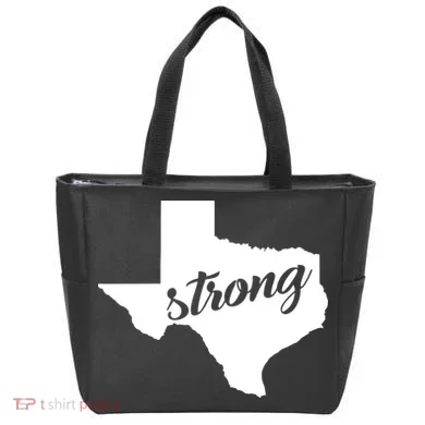 Texas Strong State Logo Tote Bag