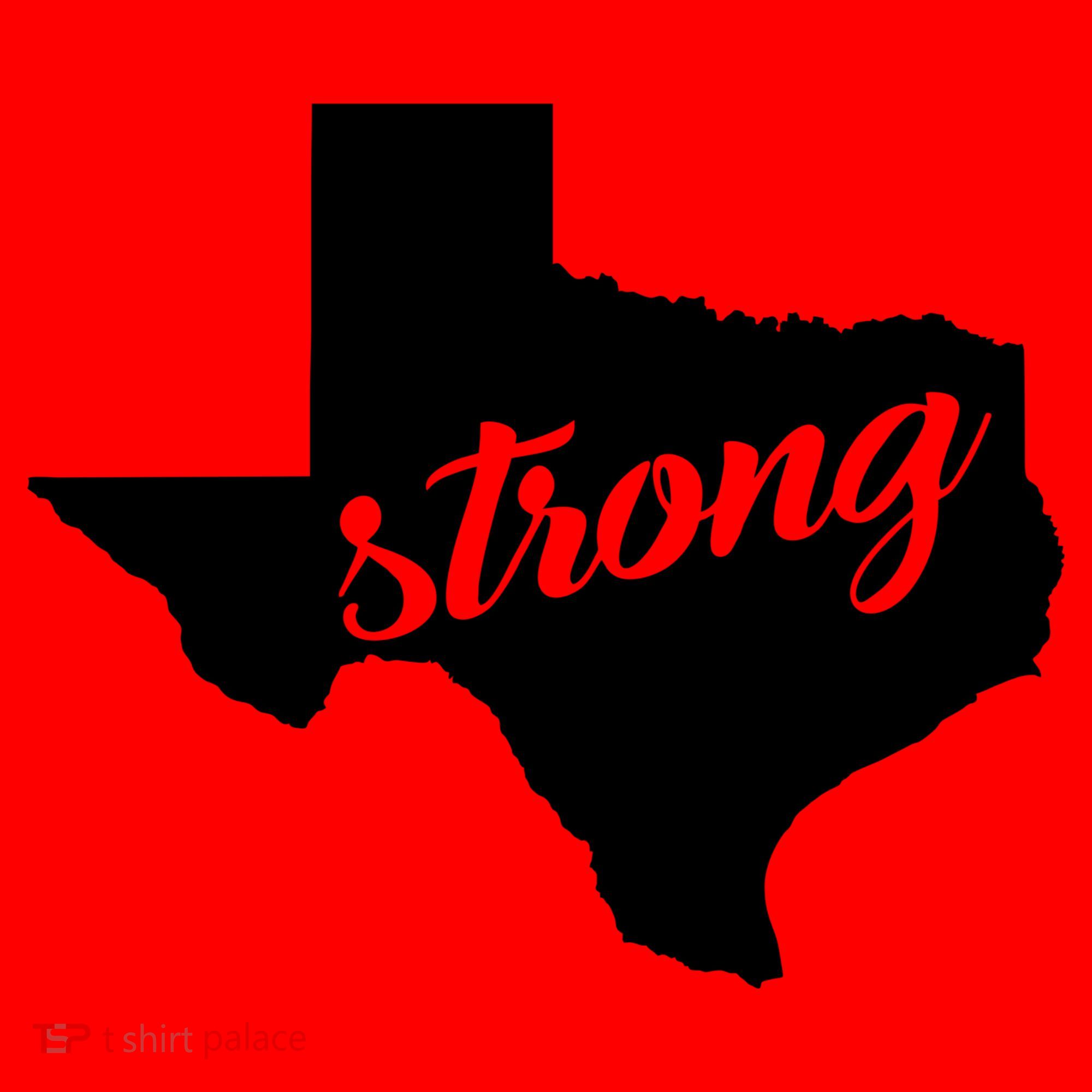 Texas Strong State Logo Santa Hat