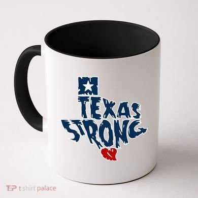 Texas Strong State Map Coffee Mug
