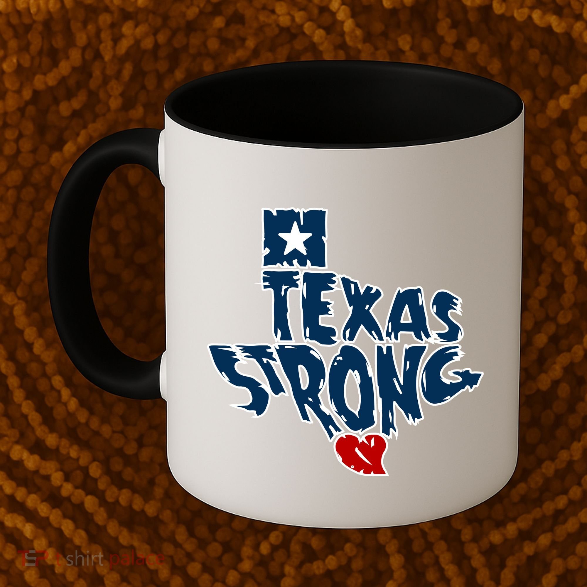 Texas Strong State Map Coffee Mug