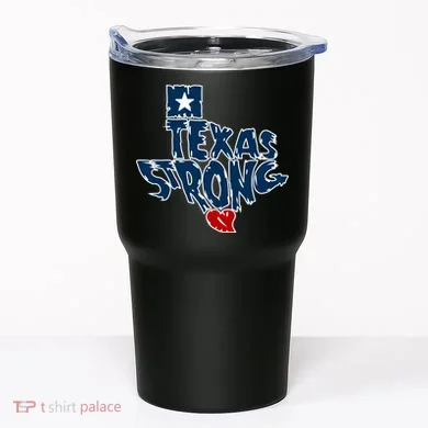 Texas Strong State Map Tumbler
