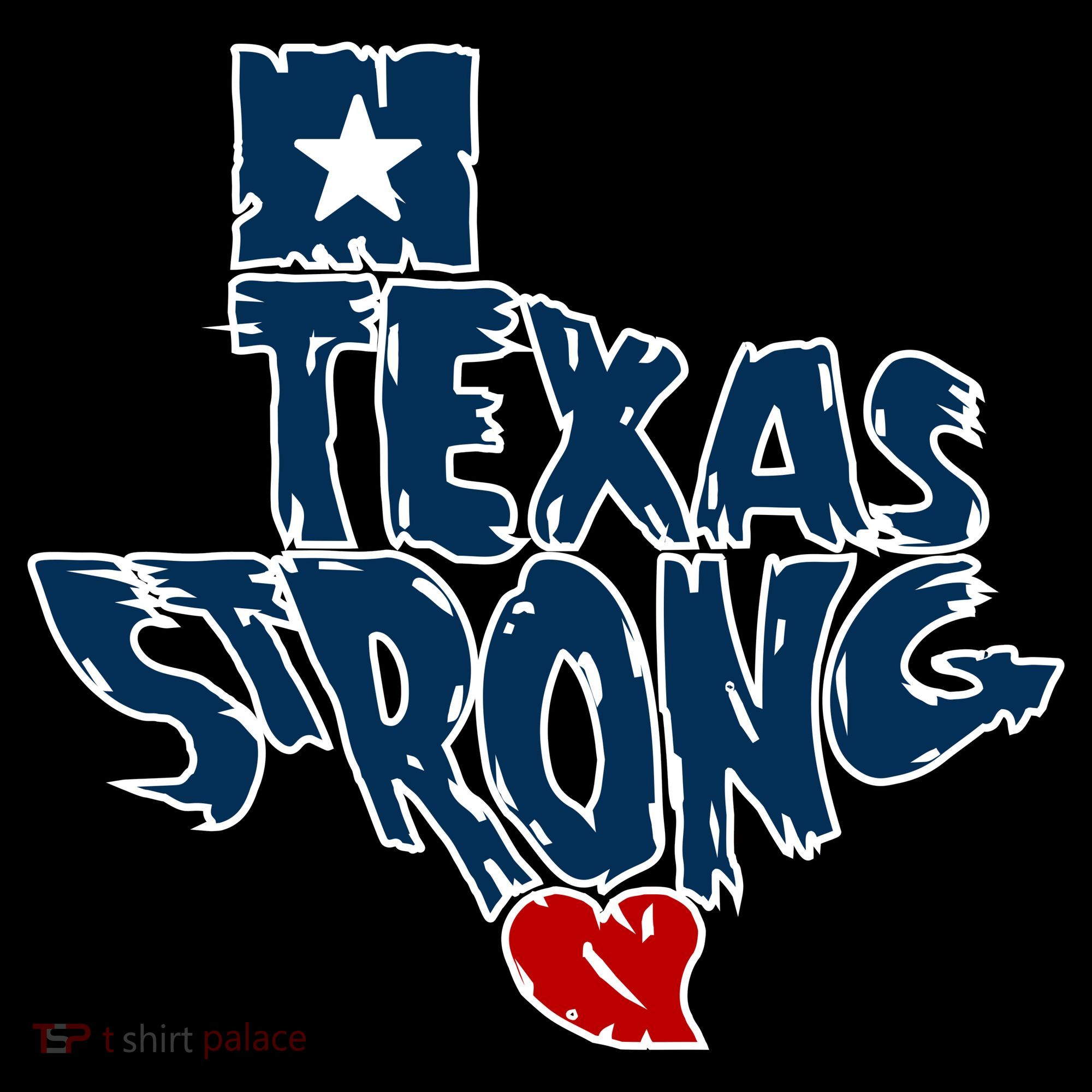 Texas Strong State Map Ornament