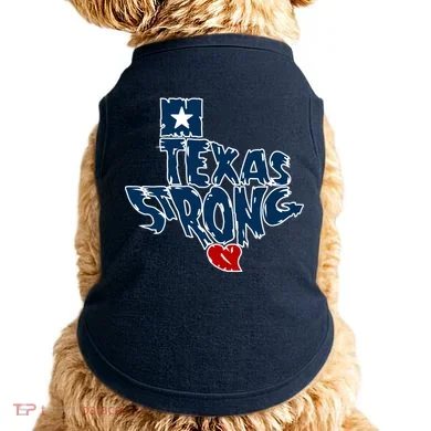 Texas Strong State Map Doggie Tank