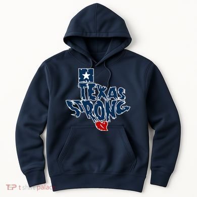 Texas Strong State Map Hoodie