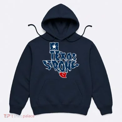 Texas Strong State Map Hoodie