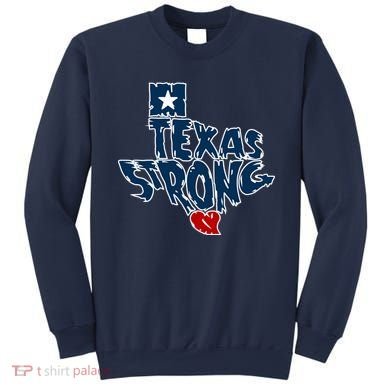 Texas Strong State Map Sweatshirt