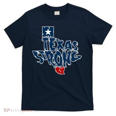 Texas Strong State Map T-Shirt