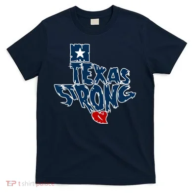 Texas Strong State Map T-Shirt
