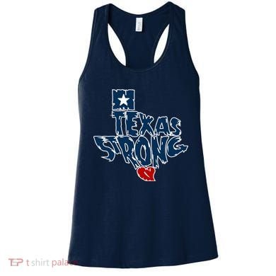 Texas Strong State Map Women's Tank Top