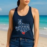 Texas Strong State Map Women's Tank Top thumb 2