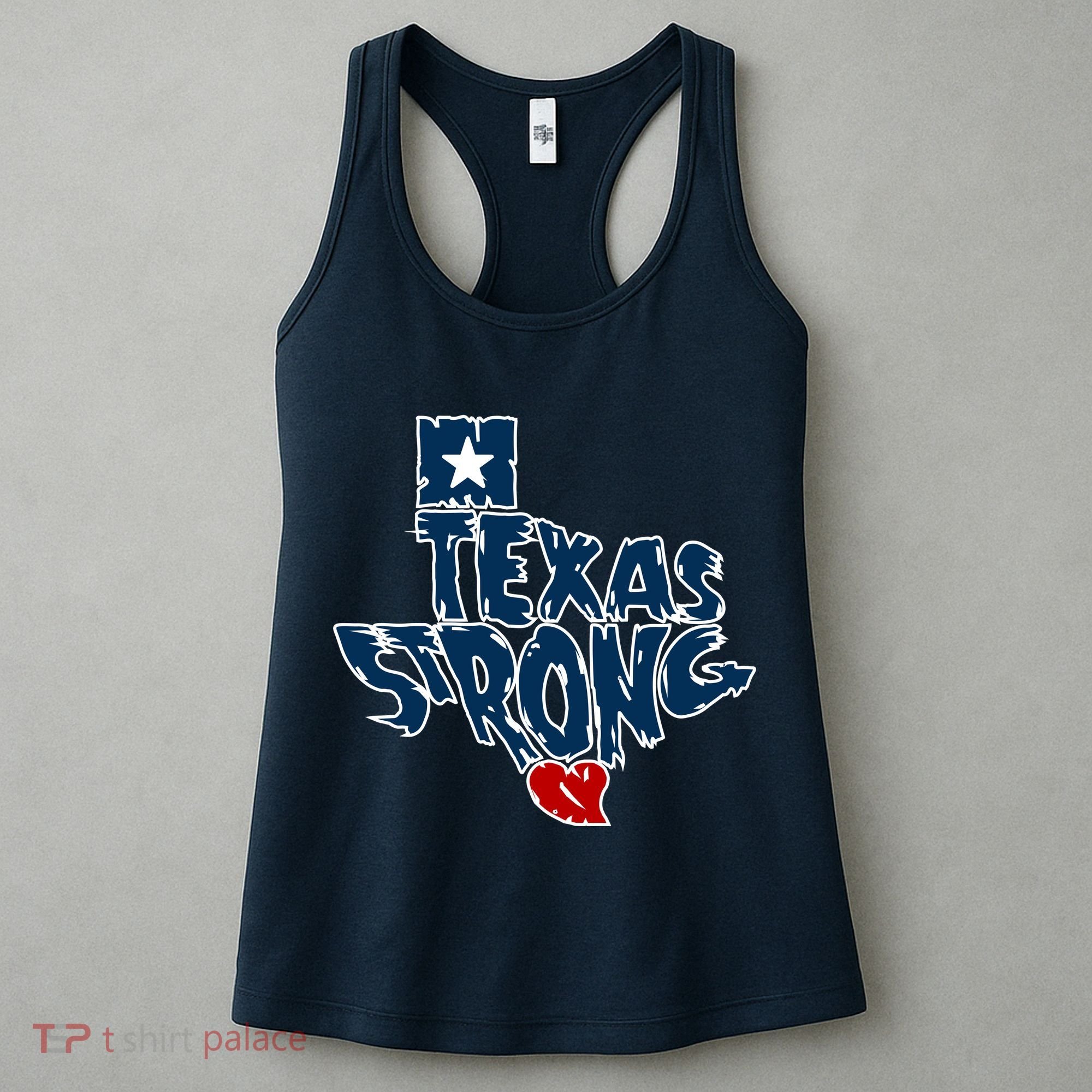 Texas Strong State Map Women's Tank Top