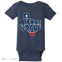 Texas Strong State Map Baby Bodysuit thumb 0