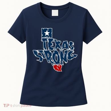 Texas Strong State Map Women's T-Shirt