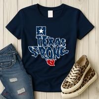 Texas Strong State Map Women's T-Shirt thumb 3