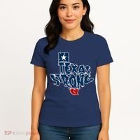 Texas Strong State Map Women's T-Shirt thumb 4