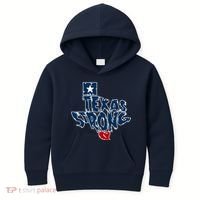 Texas Strong State Map Kids Hoodie thumb 0
