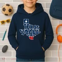 Texas Strong State Map Kids Hoodie thumb 2