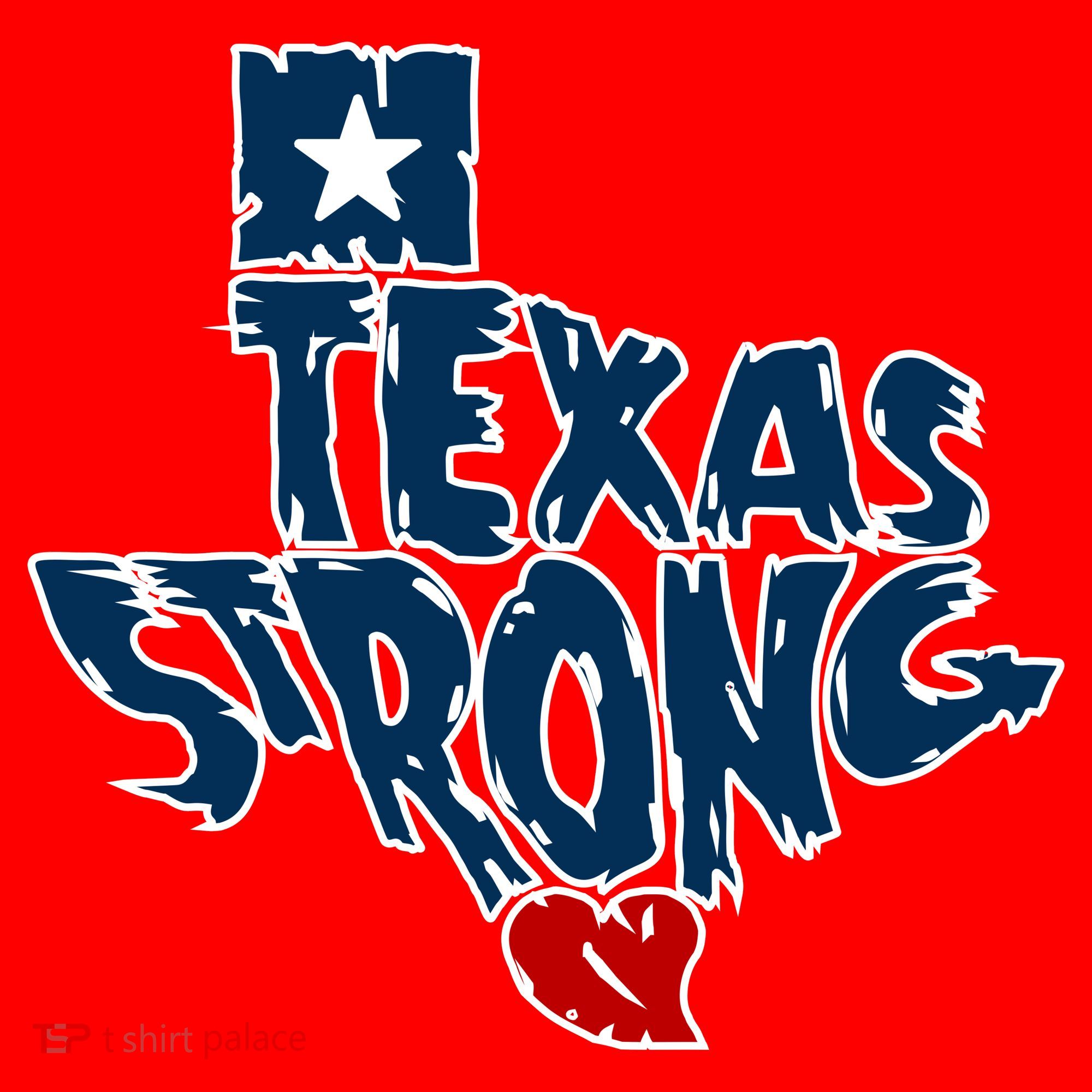 Texas Strong State Map Santa Hat