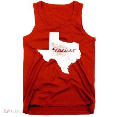 Texas Teacher Tank Top