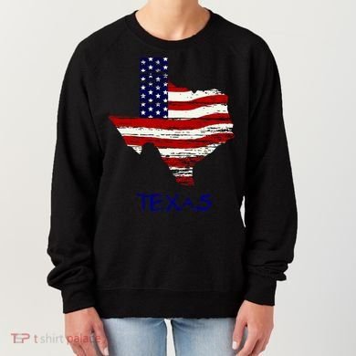 Texas USA Flag Women's Sweatshirt