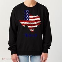 Texas USA Flag Women's Sweatshirt thumb 0