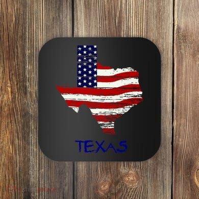 Texas USA Flag Coaster