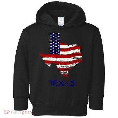 Texas USA Flag Toddler Hoodie