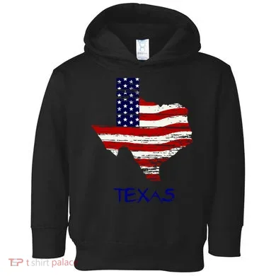 Texas USA Flag Toddler Hoodie