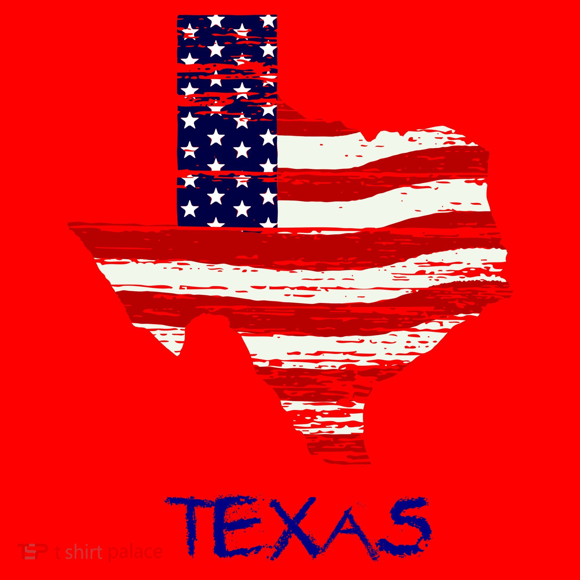 Texas USA Flag Santa Hat